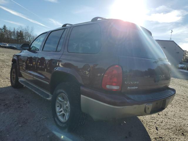 1B4HS28N41F590076 - 2001 DODGE DURANGO BURGUNDY photo 2