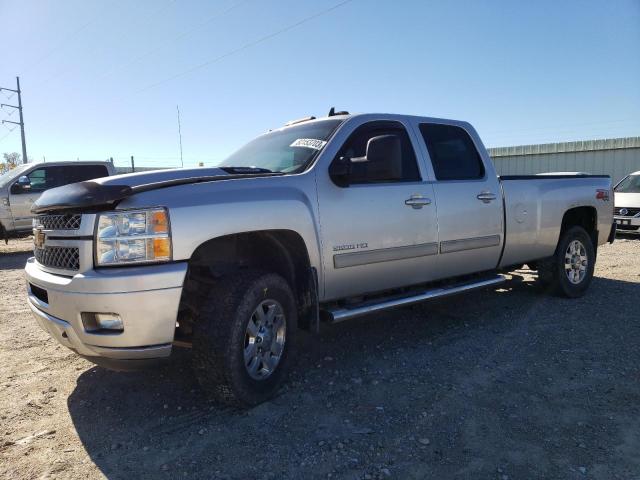 1GC4K1EG4DF241733 - 2013 CHEVROLET SILVERADO K3500 LTZ SILVER photo 1