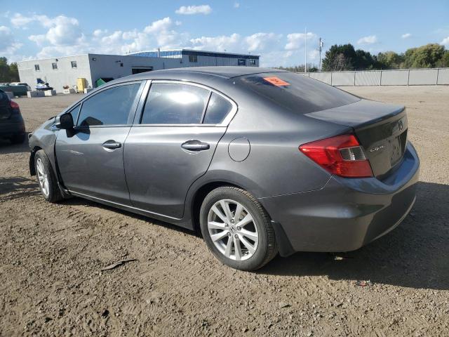 2HGFB2F44CH023812 - 2012 HONDA CIVIC LX 灰色 照片 2