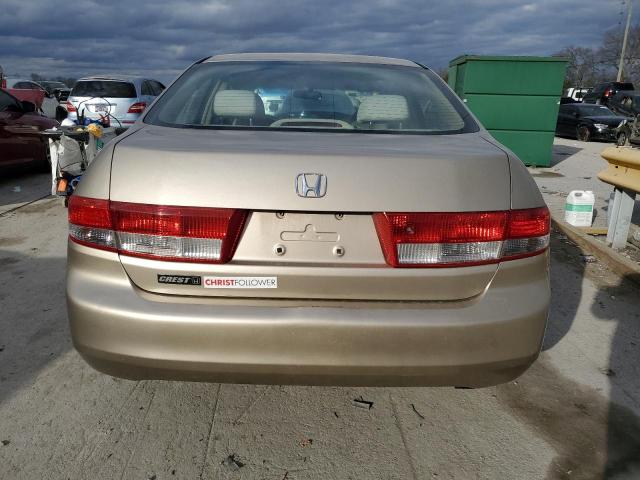 1HGCM56604A121767 - 2004 HONDA ACCORD EX TAN photo 6