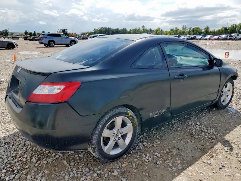 2HGFG12808H538690 - 2008 HONDA CIVIC EX BLACK photo 3