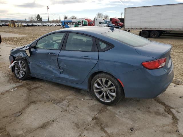 1C3CCCBGXFN583032 - 2015 CHRYSLER 200 S BLUE photo 2