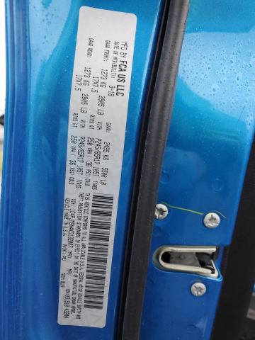 1C4PJMBN4KD132007 - 2019 JEEP CHEROKEE TRAILHAWK BLUE photo 14