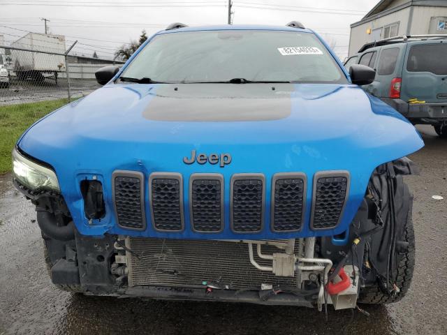 1C4PJMBN4KD132007 - 2019 JEEP CHEROKEE TRAILHAWK BLUE photo 5