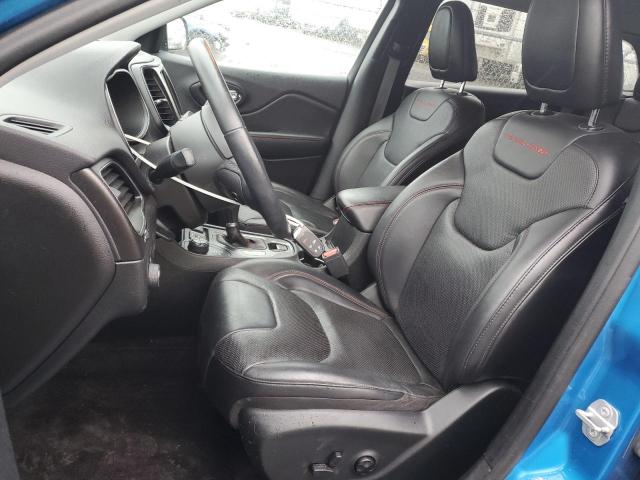 1C4PJMBN4KD132007 - 2019 JEEP CHEROKEE TRAILHAWK BLUE photo 7