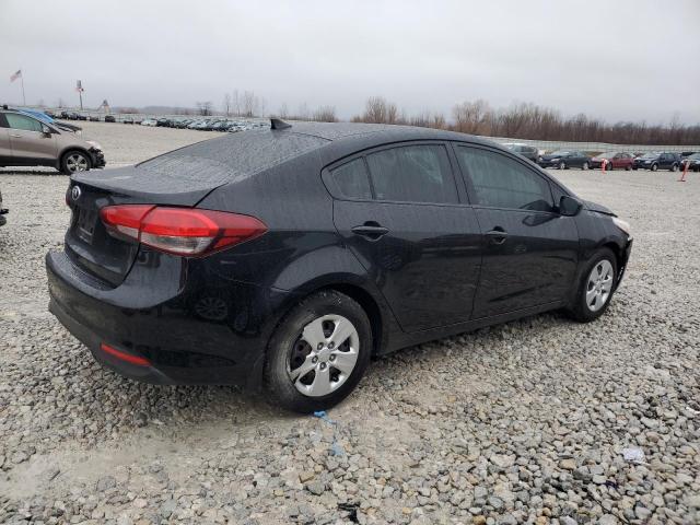 3KPFK4A78JE164564 - 2018 KIA FORTE LX BLACK photo 3