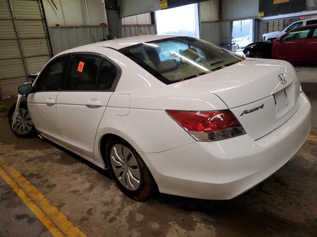 1HGCP26368A046946 - 2008 HONDA ACCORD LX WHITE photo 2