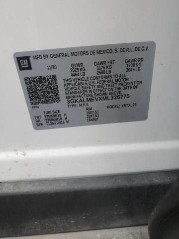 3GKALMEVXML336775 - 2021 GMC TERRAIN SLE 白色 照片 12