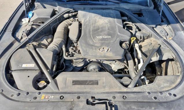 KMHGN4JEXFU018813 - 2015 HYUNDAI GENESIS 3.8L შავი ფოტო 11
