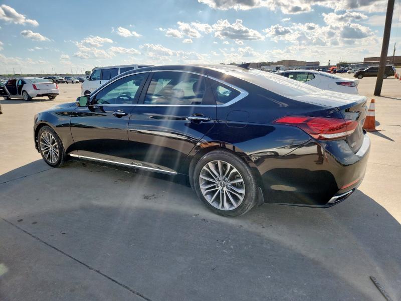 KMHGN4JEXFU018813 - 2015 HYUNDAI GENESIS 3.8L შავი ფოტო 2