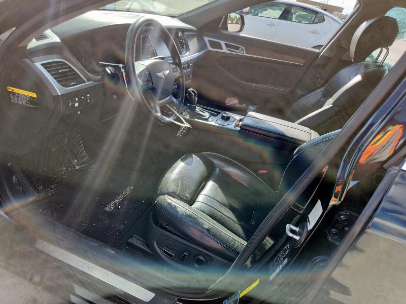 KMHGN4JEXFU018813 - 2015 HYUNDAI GENESIS 3.8L შავი ფოტო 7