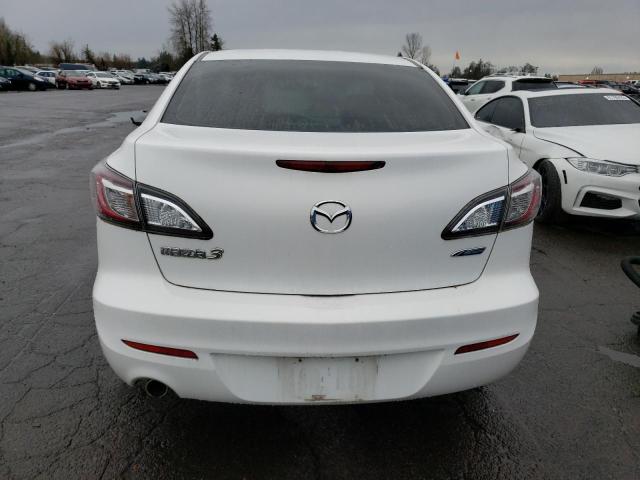 JM1BL1WP1D1736701 - 2013 MAZDA 3 I WHITE photo 6