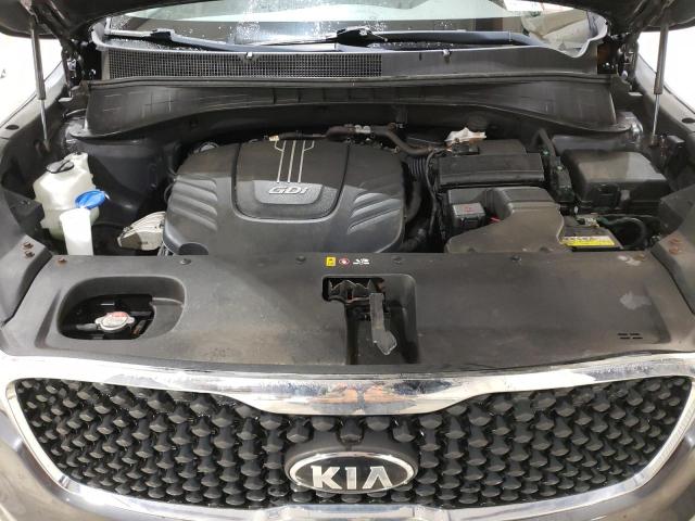 5XYPHDA58GG151312 - 2016 KIA SORENTO EX GRAY photo 12