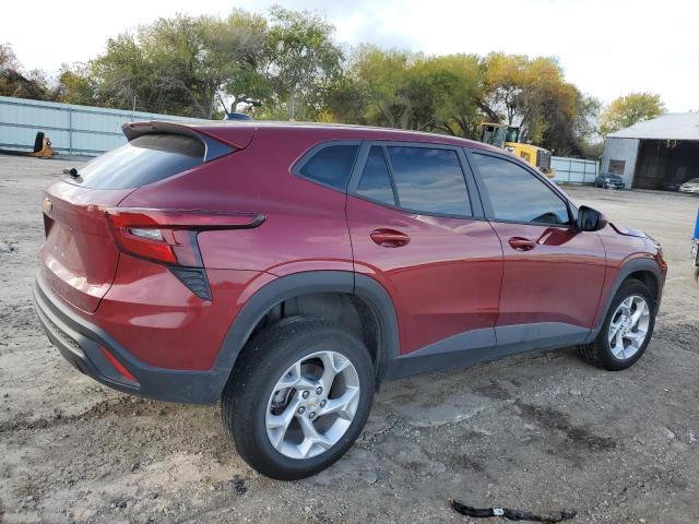 KL77LFE26RC085437 - 2024 CHEVROLET TRAX LS MAROON photo 3