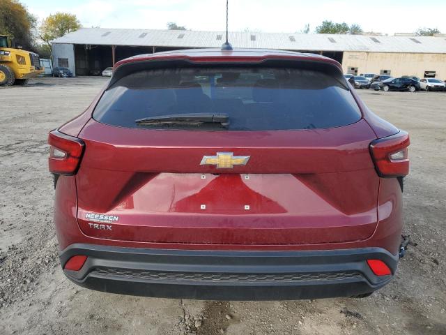 KL77LFE26RC085437 - 2024 CHEVROLET TRAX LS MAROON photo 6