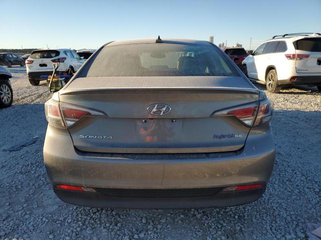 KMHE24L39HA064181 - 2017 HYUNDAI SONATA HYBRID GRAY photo 6