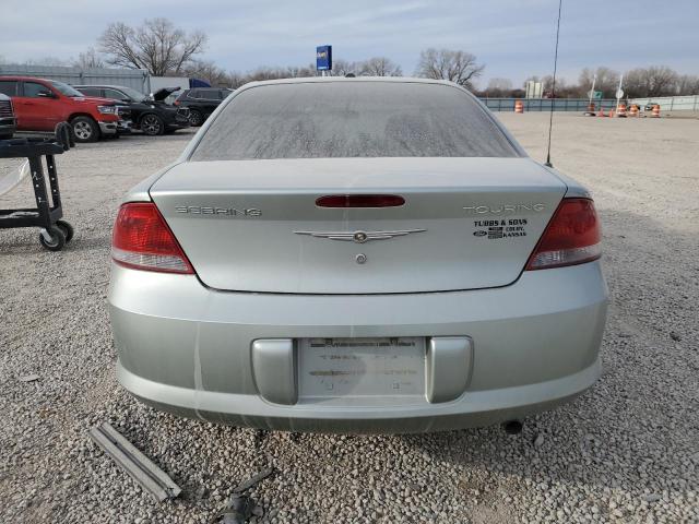 1C3EL56R06N237104 - 2006 CHRYSLER SEBRING TOURING SILVER photo 6