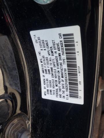 1HGCR2F8XEA304788 - 2014 HONDA ACCORD EXL BLACK photo 12