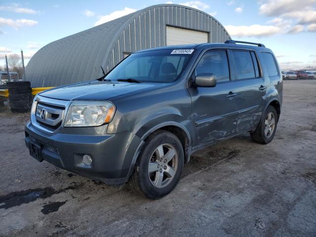 5FNYF38479B004393 - 2009 HONDA PILOT EX GRAY photo 1