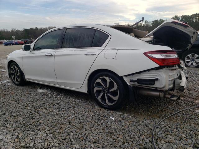 1HGCR3F07HA028610 - 2017 HONDA ACCORD EXL WHITE photo 2