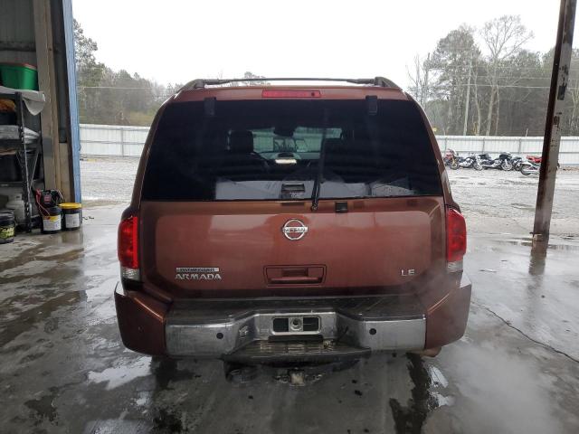 5N1AA08A54N703970 - 2004 NISSAN ARMADA SE BROWN photo 6