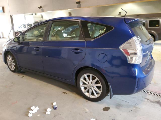 JTDZN3EU3C3143209 - 2012 TOYOTA PRIUS V BLUE photo 2