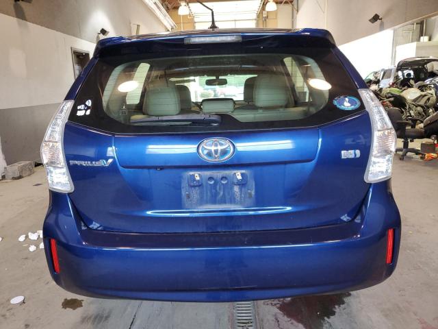 JTDZN3EU3C3143209 - 2012 TOYOTA PRIUS V BLUE photo 6