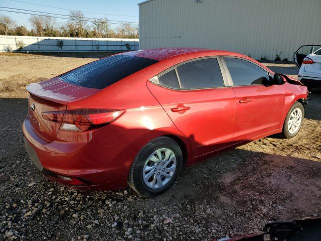 5NPD74LFXKH496340 - 2019 HYUNDAI ELANTRA SE RED photo 3