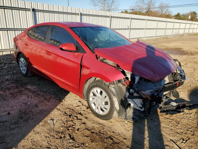 5NPD74LFXKH496340 - 2019 HYUNDAI ELANTRA SE RED photo 4