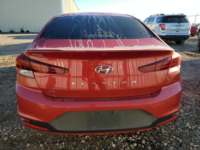 5NPD74LFXKH496340 - 2019 HYUNDAI ELANTRA SE RED photo 6