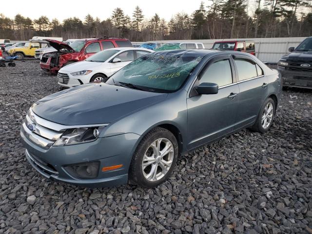 3FAHP0HA2CR260390 - 2012 FORD FUSION SE GRAY photo 1