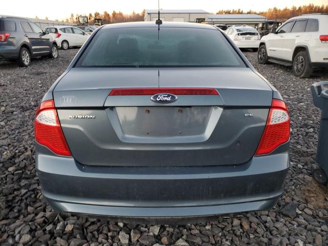 3FAHP0HA2CR260390 - 2012 FORD FUSION SE GRAY photo 6