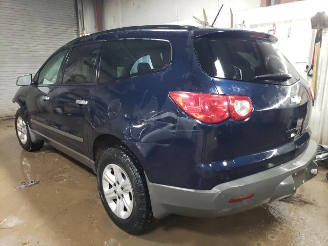 1GNLREED5AS131496 - 2010 CHEVROLET TRAVERSE LS BLUE photo 2