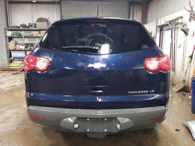 1GNLREED5AS131496 - 2010 CHEVROLET TRAVERSE LS BLUE photo 6
