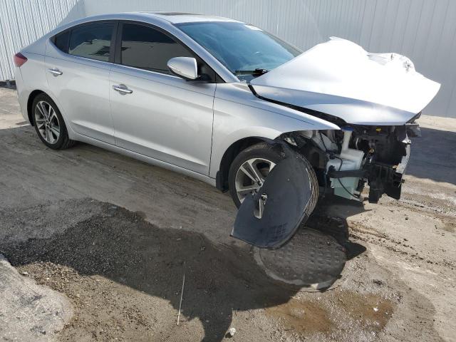 KMHD84LF3HU284533 - 2017 HYUNDAI ELANTRA SE SILVER photo 4