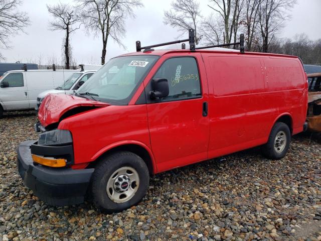 1GTW7AFG7K1369869 - 2019 GMC SAVANA G2500 RED photo 1