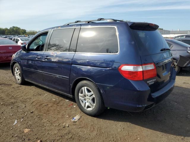 5FNRL38646B059569 - 2006 HONDA ODYSSEY EXL Կապույտ լուսանկար 2