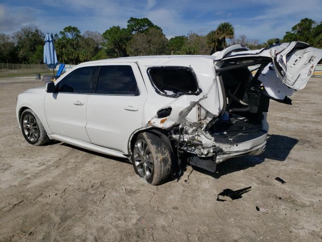 1C4RDHDG7KC632528 - 2019 DODGE DURANGO GT WHITE photo 2