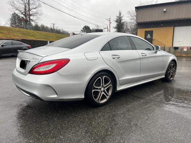 WDDLJ6HB7FA149369 - 2015 MERCEDES-BENZ CLS 400 4MATIC SILVER photo 4