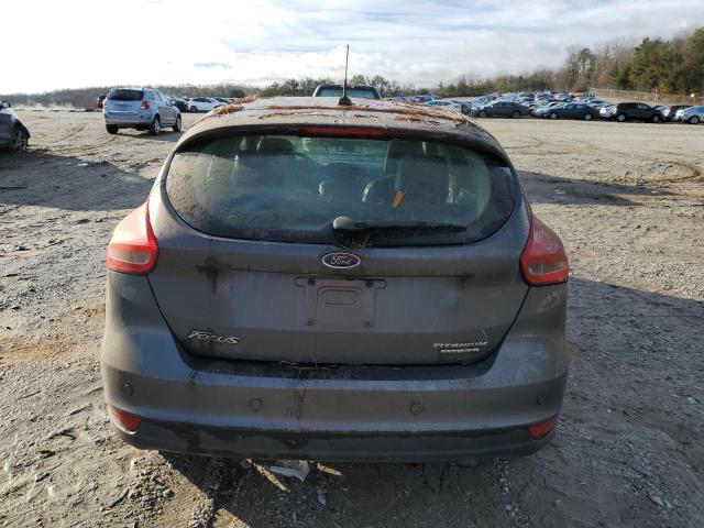 1FADP3N23GL374805 - 2016 FORD FOCUS TITANIUM GRAY photo 6