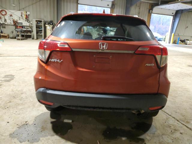 3CZRU6H53KM703536 - 2019 HONDA HR-V EX ORANGE photo 6