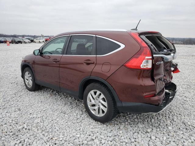 2HKRM4H71FH700366 - 2015 HONDA CR-V EXL BURGUNDY photo 2