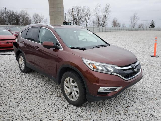 2HKRM4H71FH700366 - 2015 HONDA CR-V EXL BURGUNDY photo 4