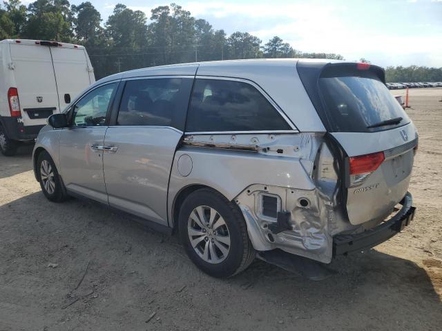 5FNRL5H69EB135135 - 2014 HONDA ODYSSEY EXL SILVER photo 2