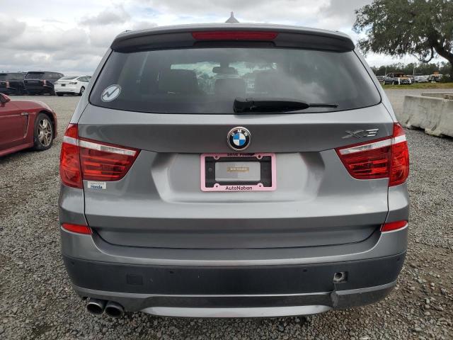 5UXWX9C50E0D16220 - 2014 BMW X3 XDRIVE28I GRAY photo 6