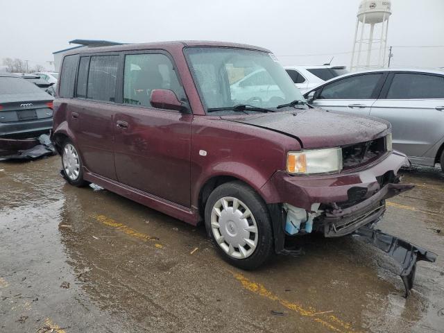 JTLKT324964056767 - 2006 TOYOTA SCION XB BURGUNDY photo 4