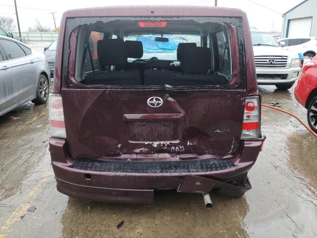 JTLKT324964056767 - 2006 TOYOTA SCION XB BURGUNDY photo 6