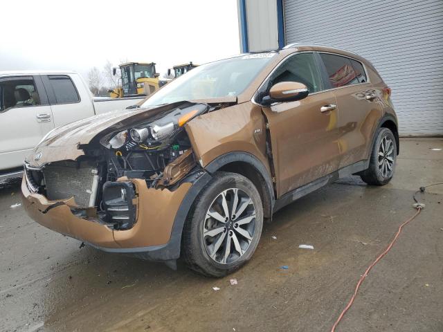 KNDPNCAC7H7169994 - 2017 KIA SPORTAGE EX TAN photo 1