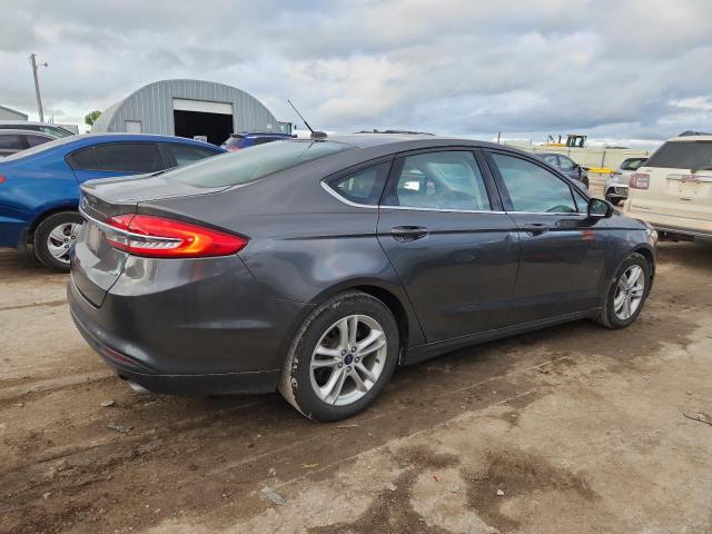 3FA6P0H71JR104611 - 2018 FORD FUSION SE 灰色 照片 3