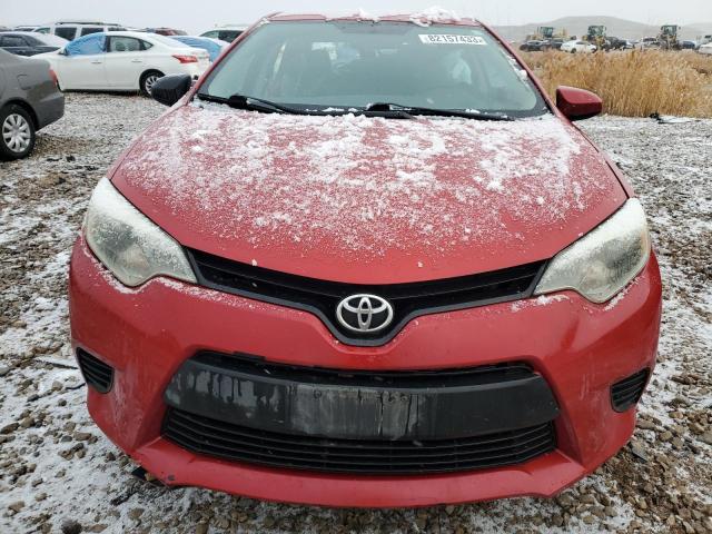 5YFBURHE4EP033145 - 2014 TOYOTA COROLLA L RED photo 5